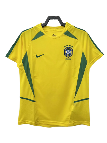 Brazil 2002 I Home Jersey - Retro Version