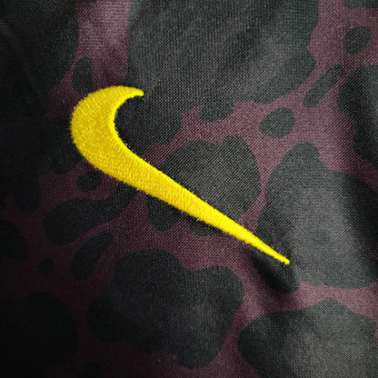 Camisa Goleiro Seleção Brasileira 22/23 Nike Torcedor Masculina - Preta com detalhes em amarelo
